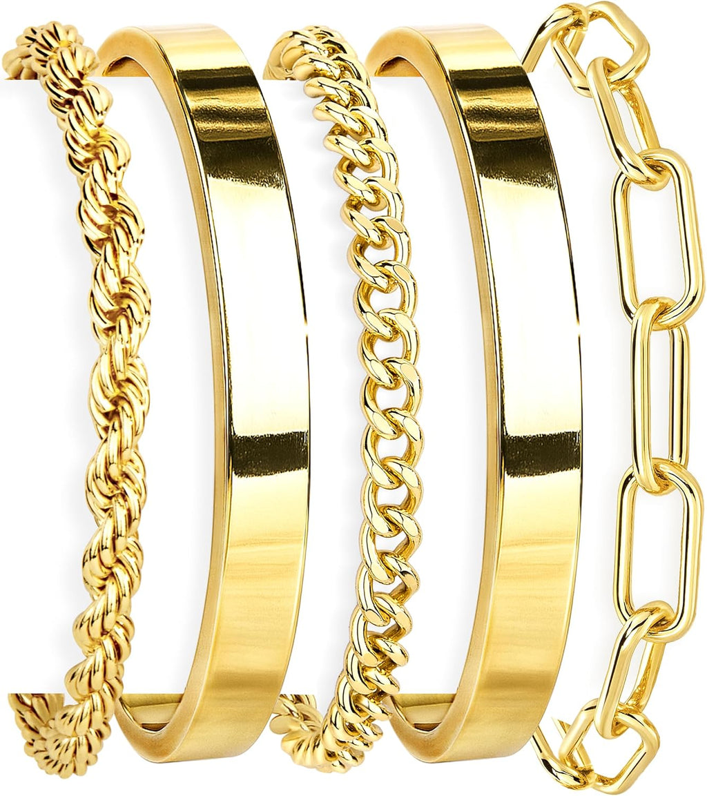 Everyday Stack — 5-Piece Waterproof Bracelet Set